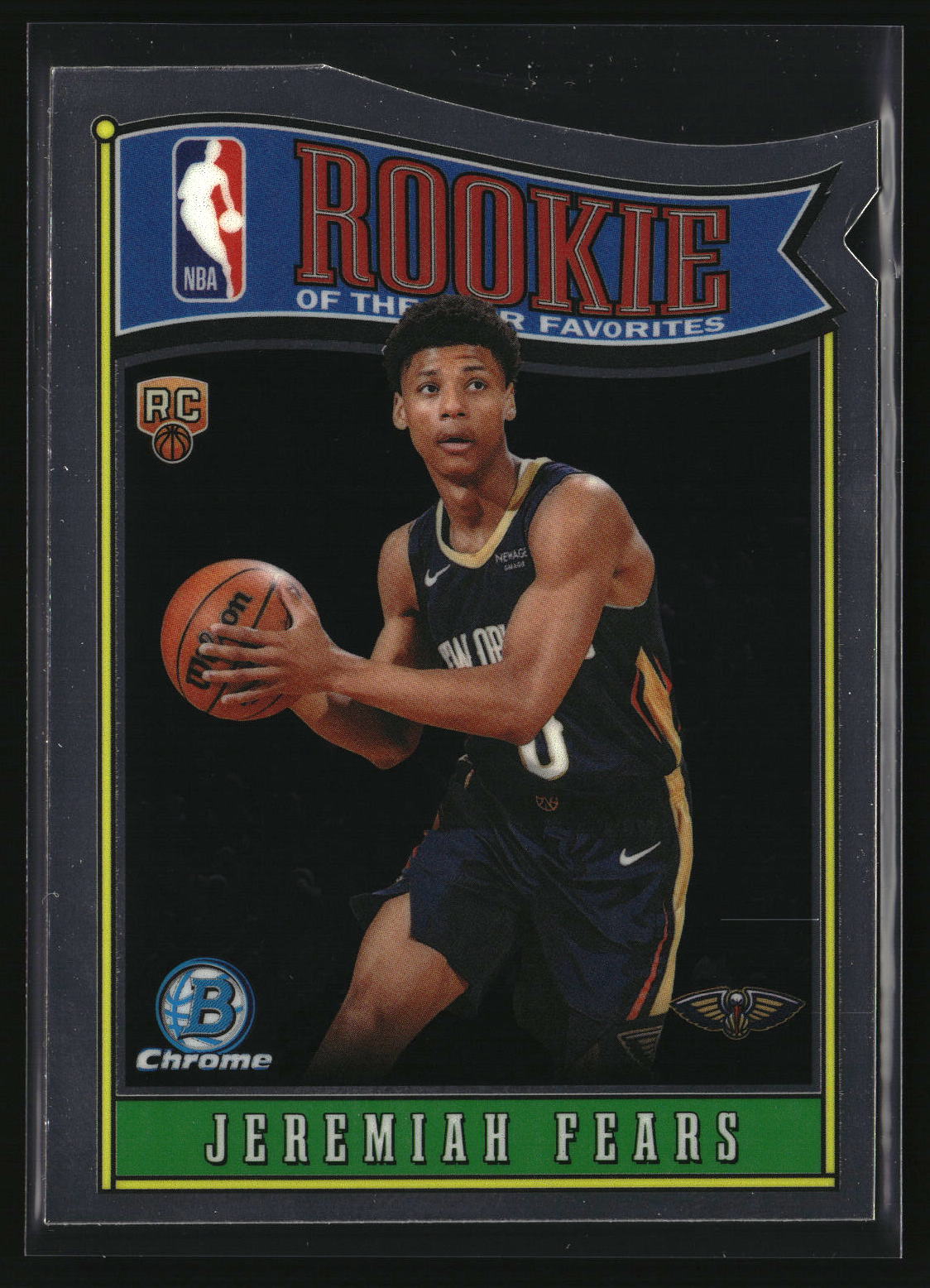 Jeremiah Fears 2025-26 Bowman Rookie Of The Year Favorites #RY-7