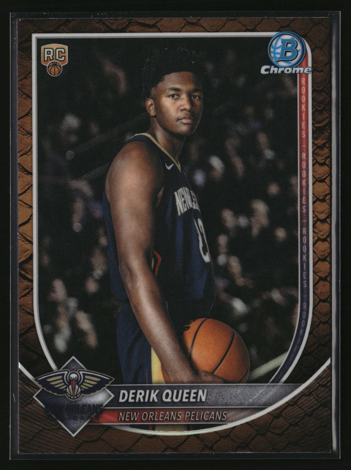 Derik Queen 2025-26 Bowman Chrome Reptilian Refractor #BCV-13