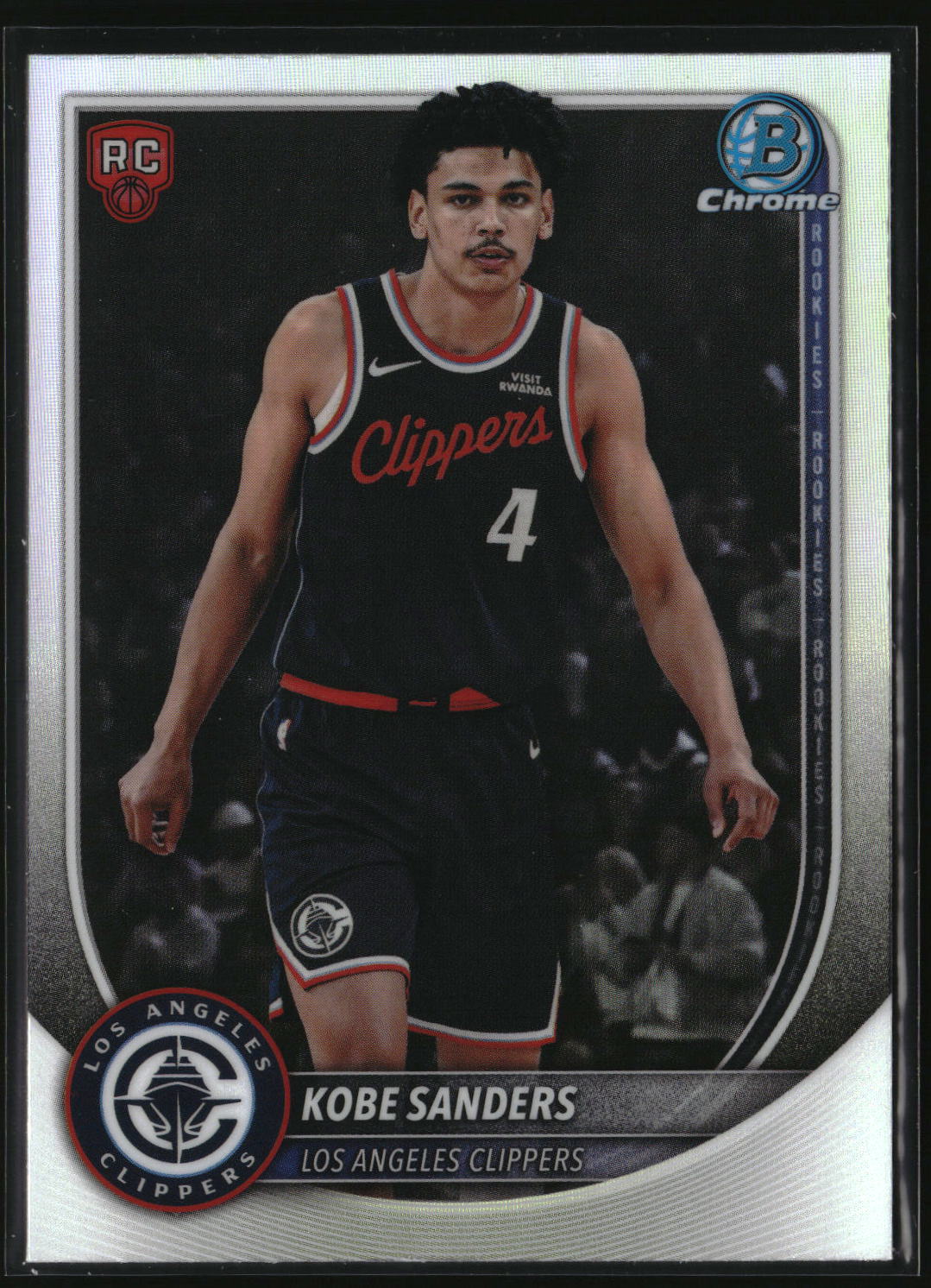 Kobe Sanders 2025-26 Bowman Chrome Rookie Red RC Logo #BRR-47
