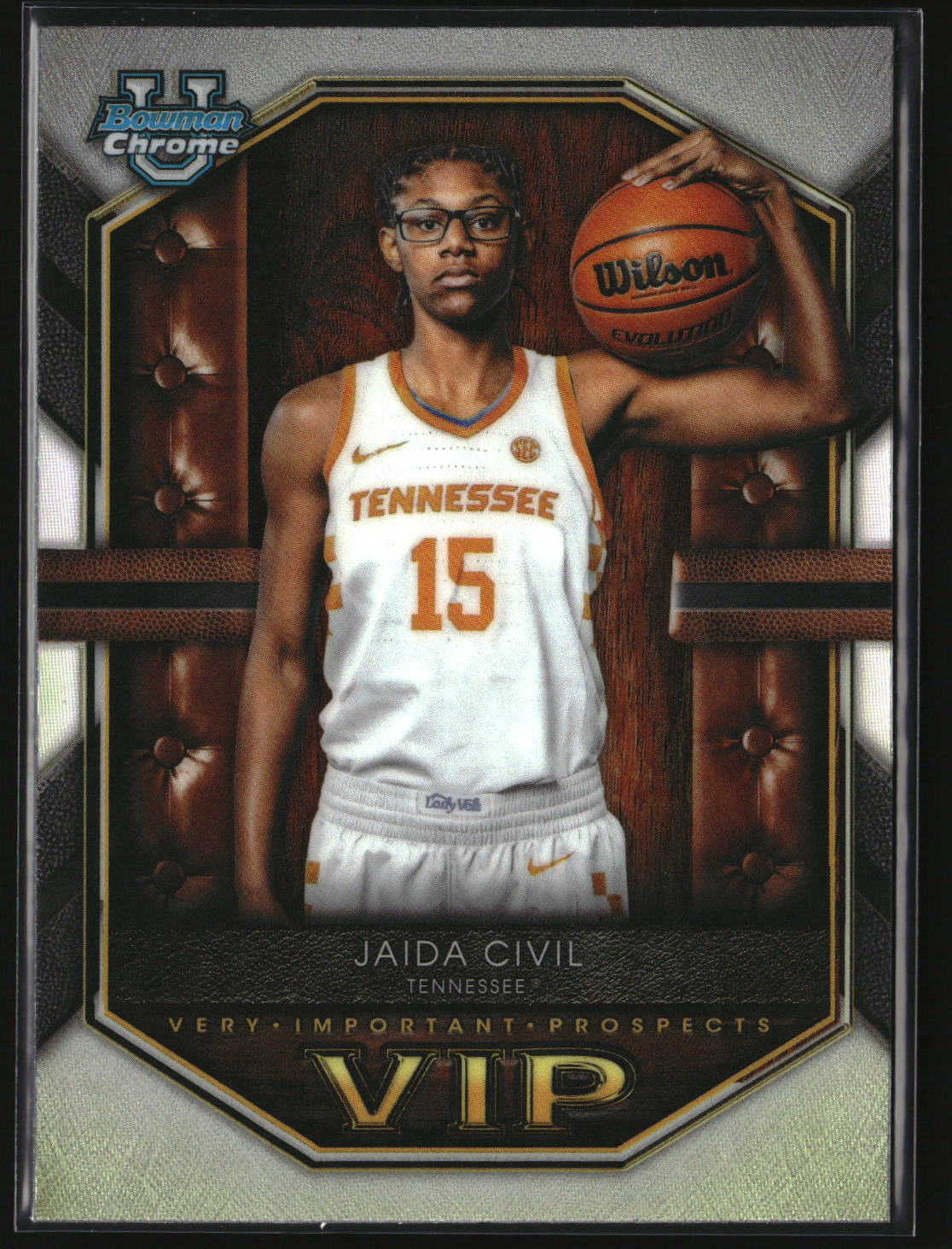 Jaida Civil 2025-26 Bowman Very Important Prospects Refractor #VIP-16