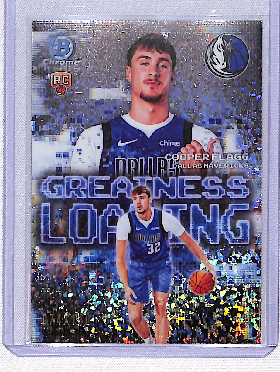 Cooper Flagg 2025-26 Bowman Greatness Loading Mini-Diamond Refractor #GL-1 #/150