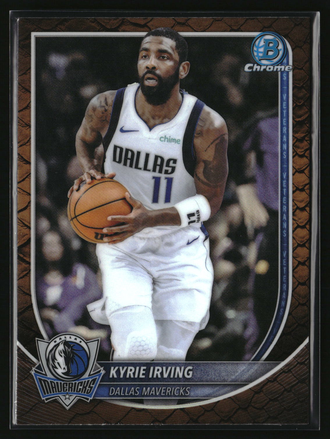 Kyrie Irving 2025-26 Bowman Chrome Reptilian Refractor #BCV-130