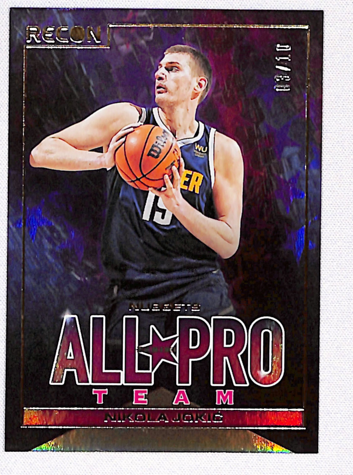 Nikola Jokic 2021-22 Panini Recon Panini All-Pro Team Gold #4 #/10
