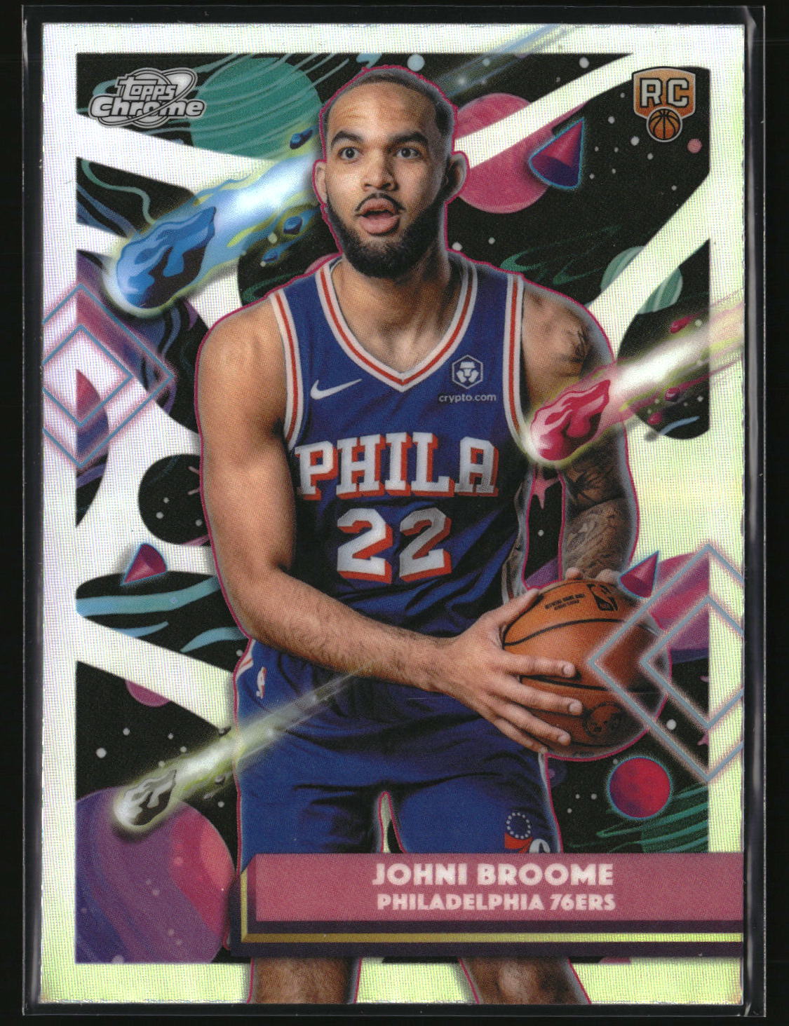 Johni Broome 2025-26 Topps Chrome Cosmic Refractors #125