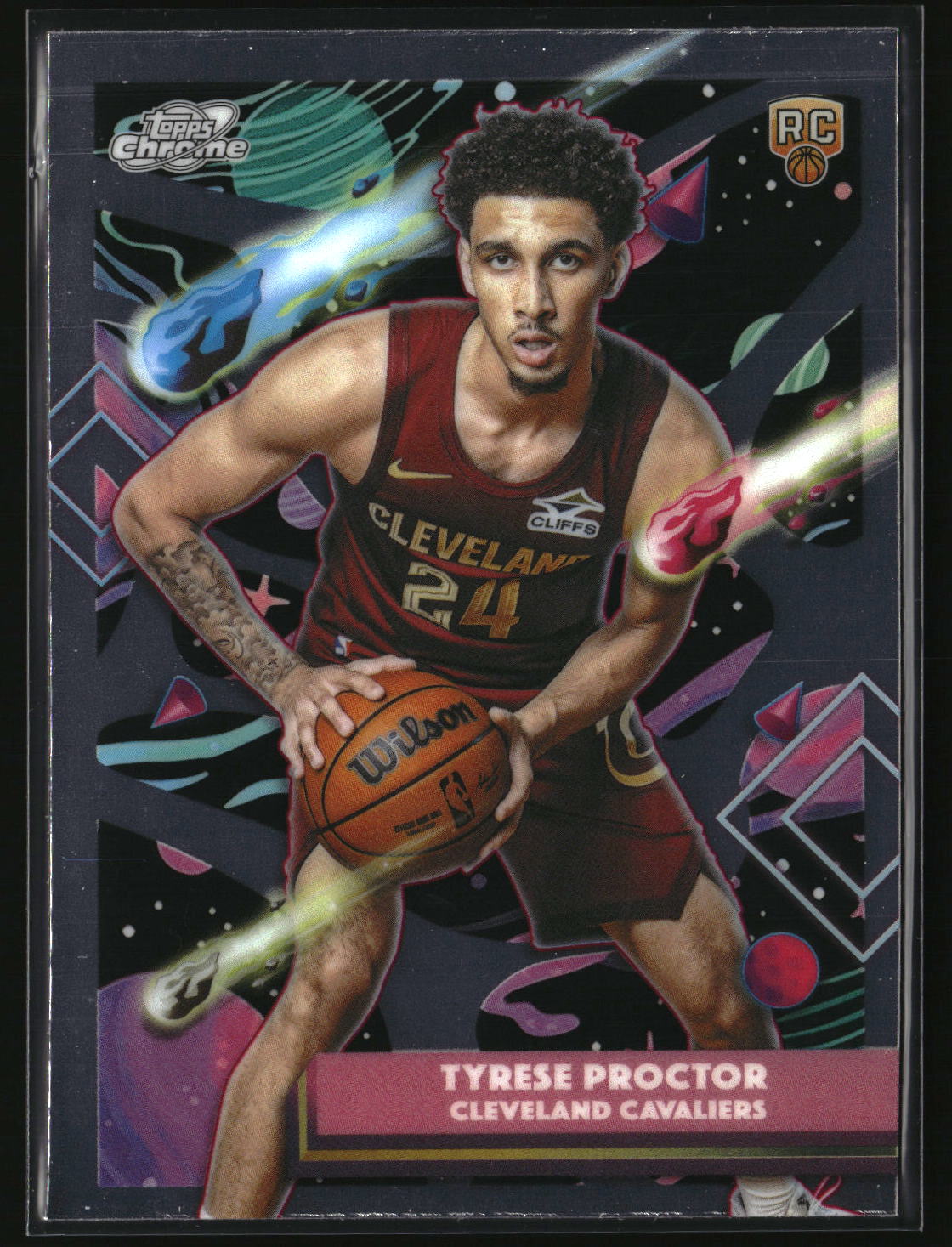 Tyrese Proctor 2025-26 Topps Chrome Cosmic #140