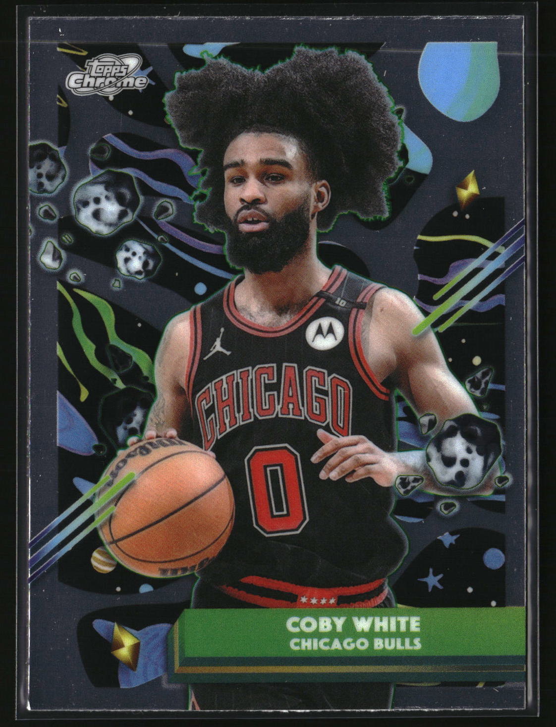 Coby White 2025-26 Topps Chrome Cosmic #141