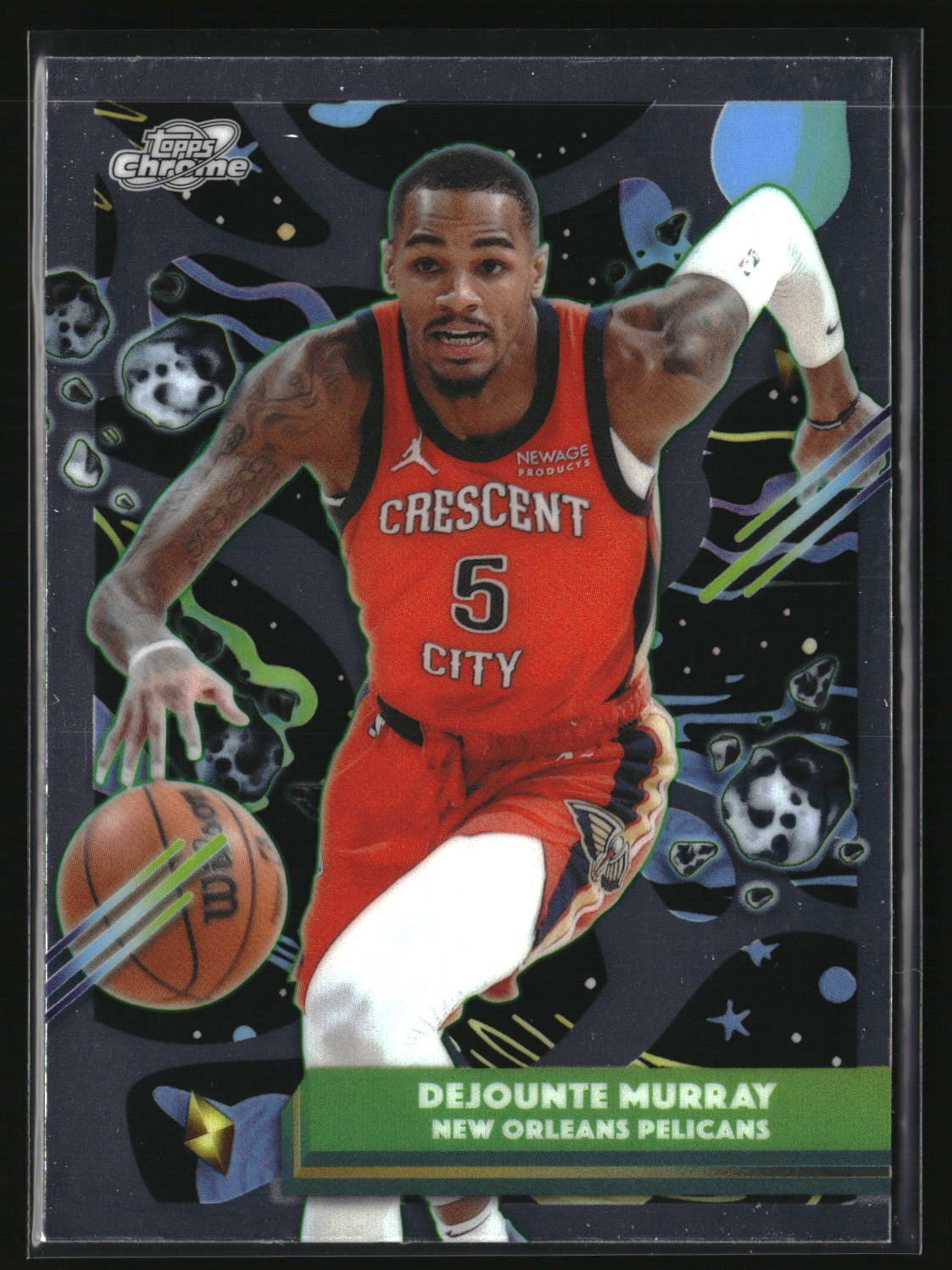 Dejounte Murray 2025-26 Topps Chrome Cosmic #45