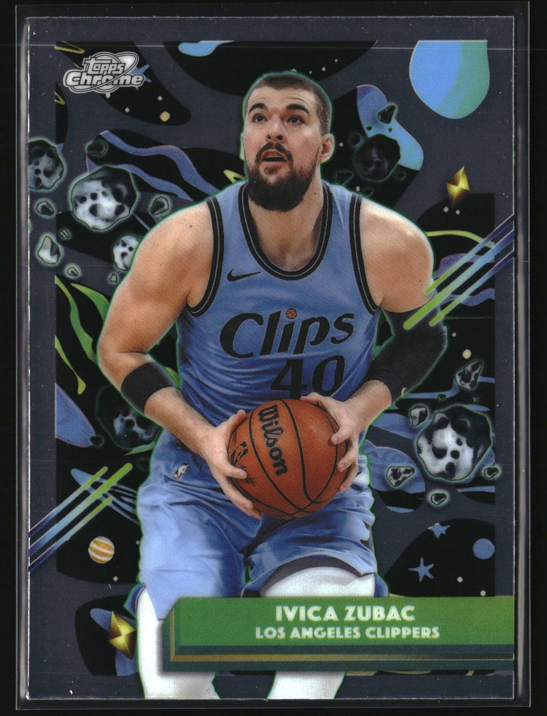 Ivica Zubac 2025-26 Topps Chrome Cosmic #9