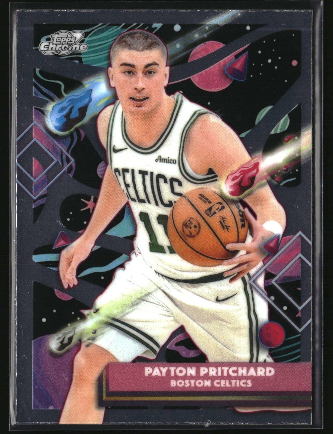 Payton Pritchard 2025-26 Topps Chrome Cosmic #68