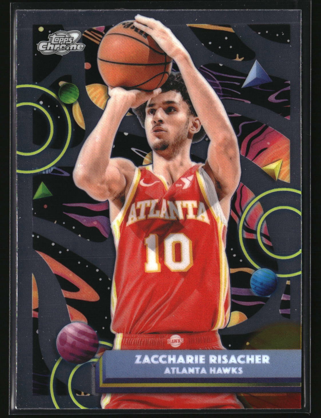 Zaccharie Risacher 2025-26 Topps Chrome Cosmic #52