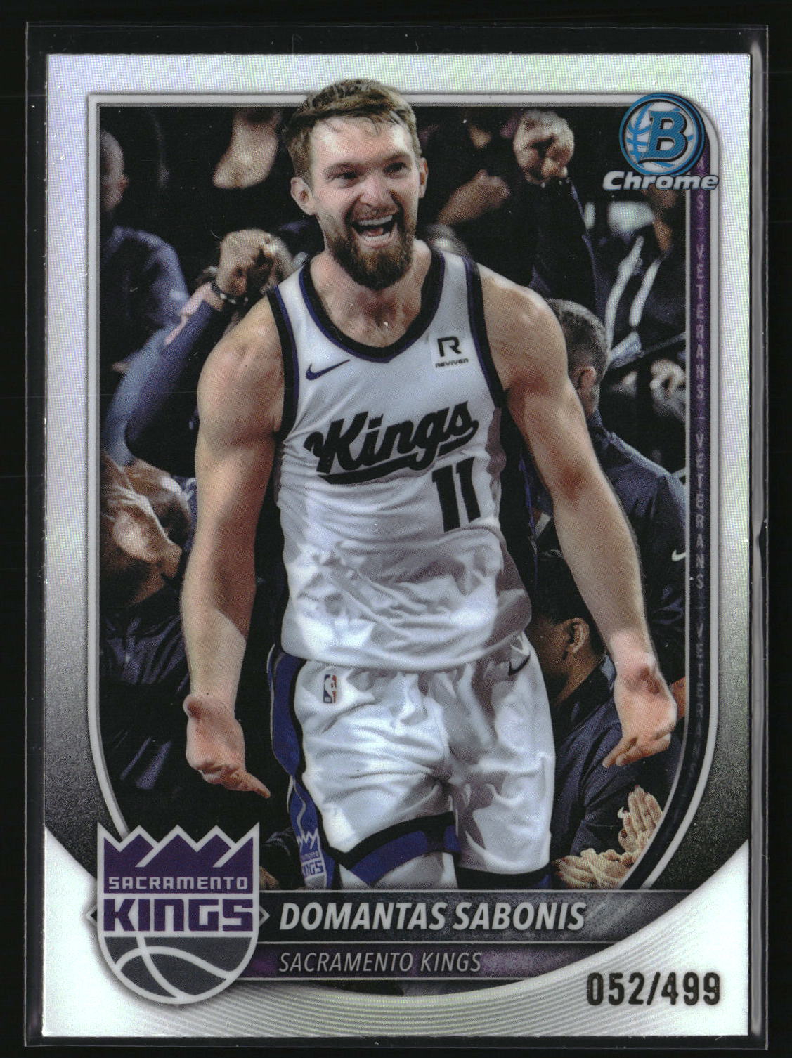 Domantas Sabonis 2025-26 Bowman Chrome Refractor #BCV-129 #/499