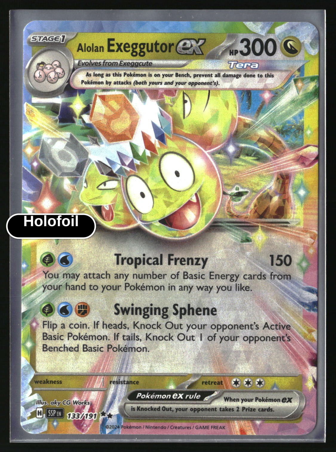 Alolan Exeggutor ex - 133/191