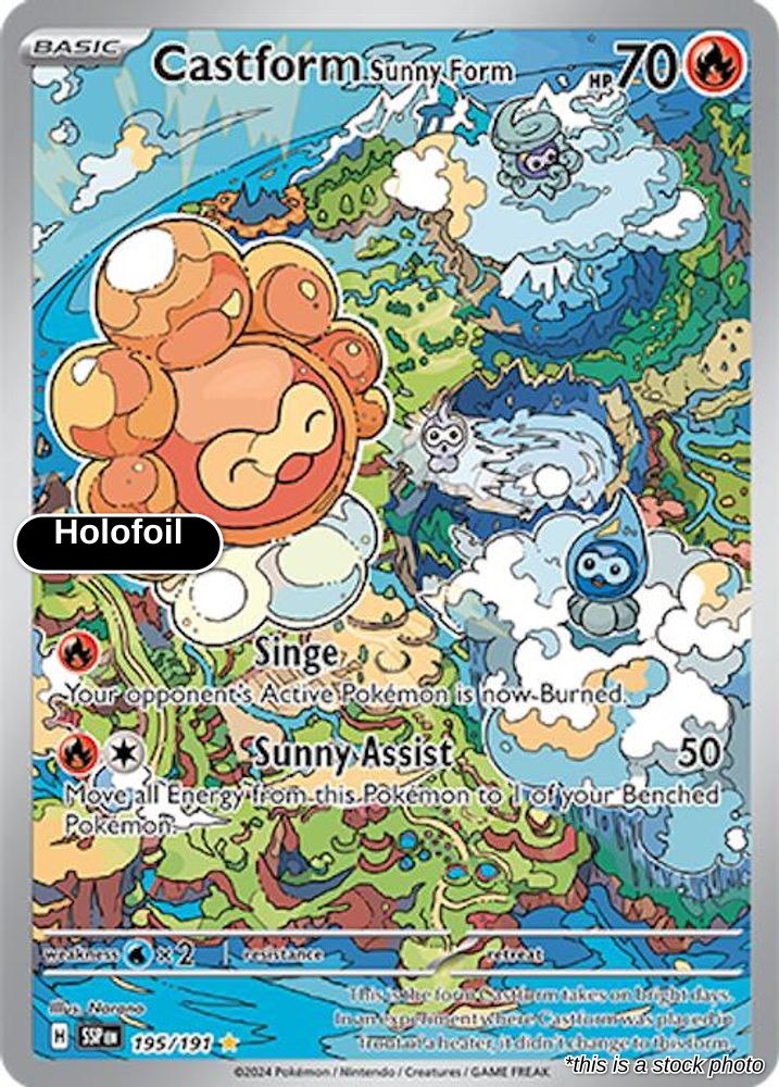 Castform Sunny Form - 195/191