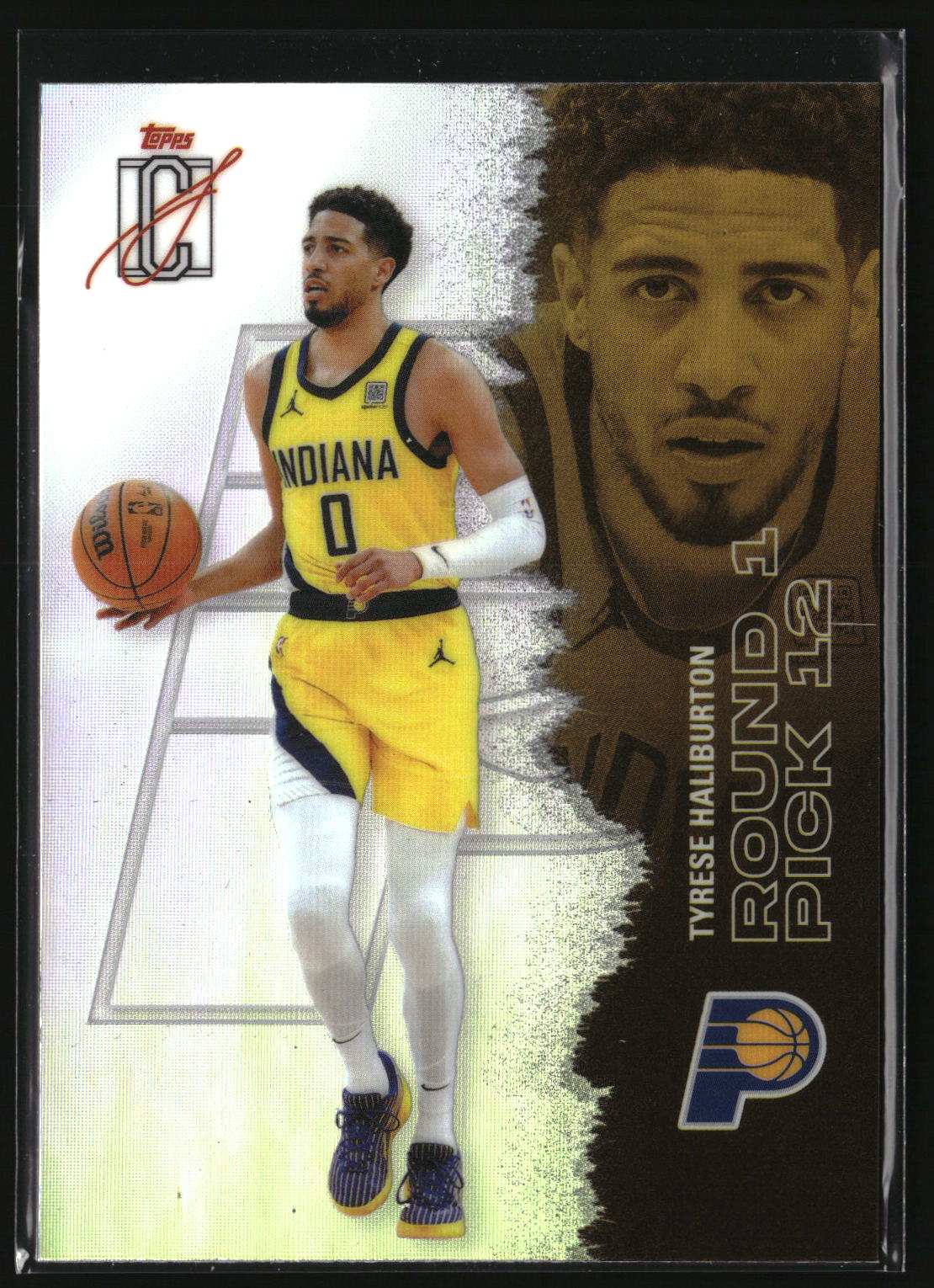 Tyrese Haliburton 2025-26 Topps Signature Class Chrome Refractors #71