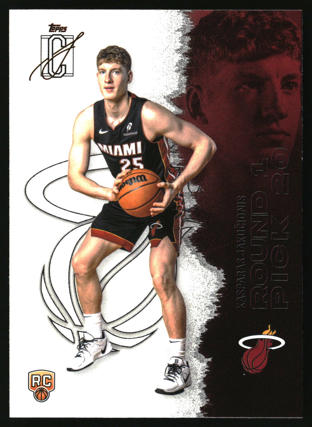 Kasparas Jakučionis 2025-26 Topps Signature Class #116
