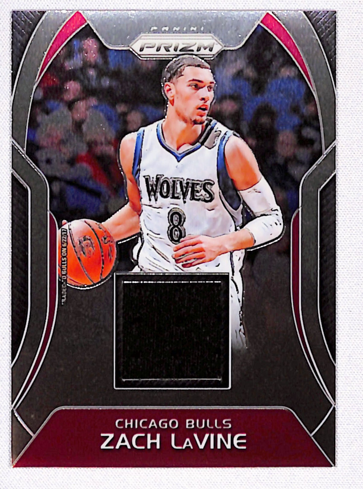 Zach LaVine 2017-18 Panini Prizm Sensational Swatches #SW-ZL