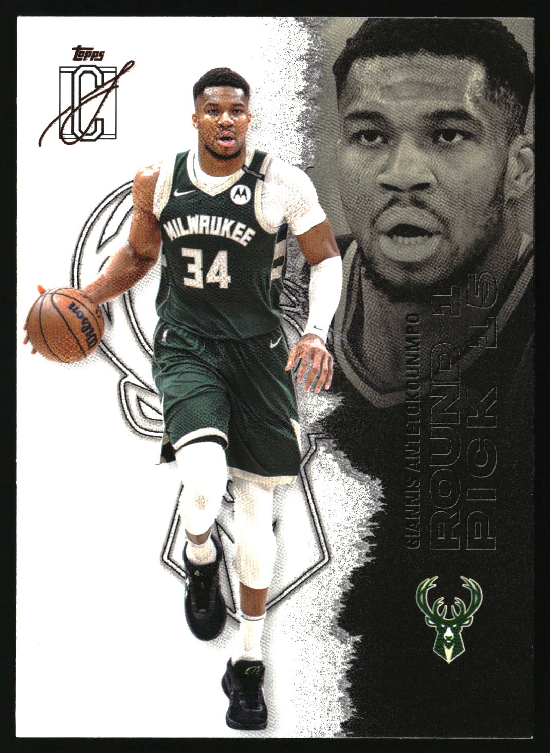 Giannis Antetokounmpo 2025-26 Topps Signature Class #56
