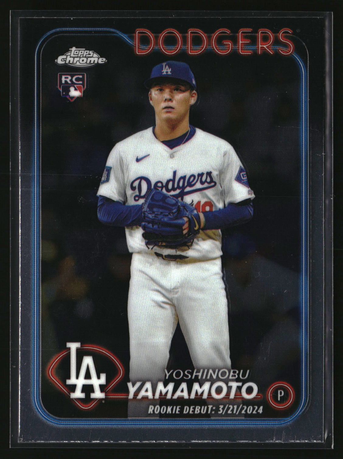 Yoshinobu Yamamoto 2024 Topps Chrome Update #USC108