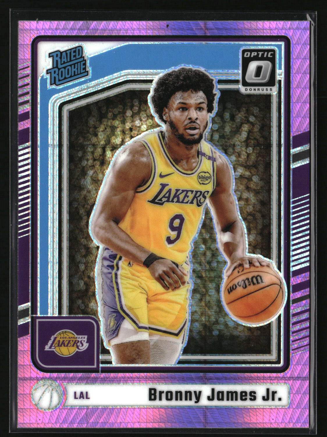 Bronny James Jr. 2024-25 Donruss Optic Hyper Pink #282