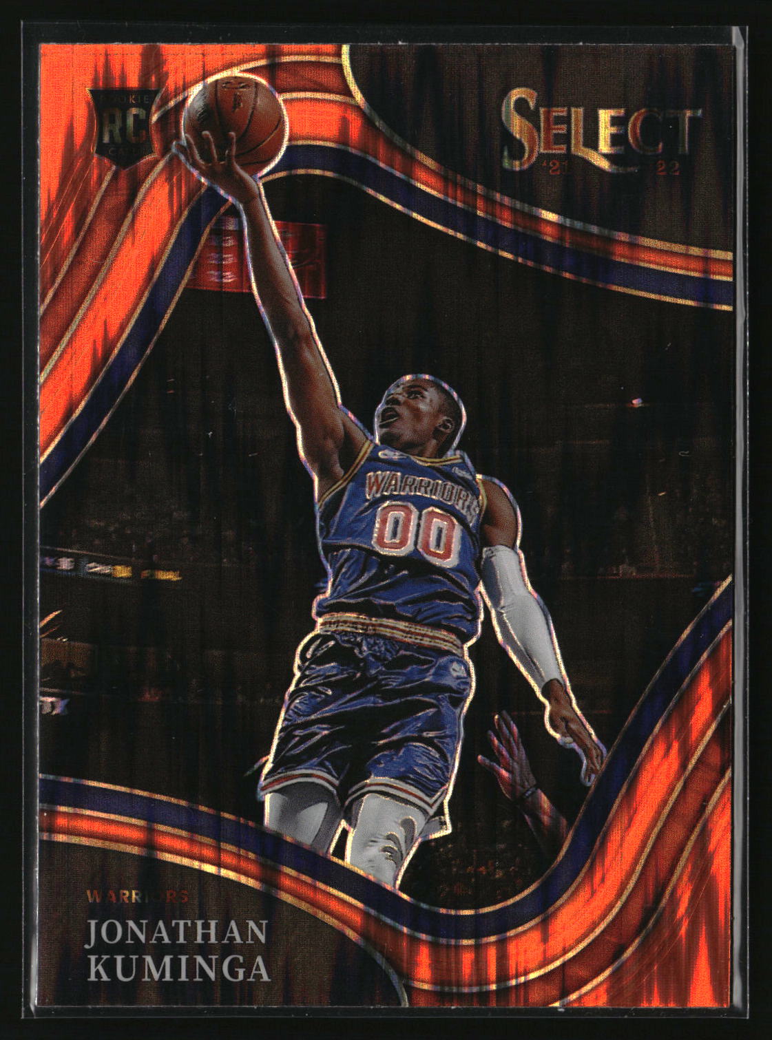 Jonathan Kuminga 2021-22 Panini Select Orange Flash Prizms #246