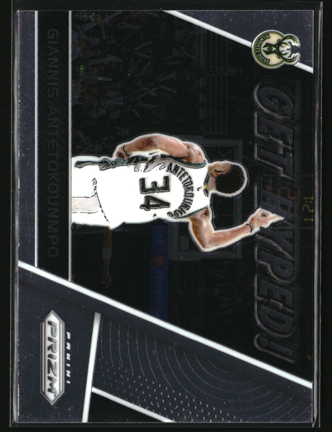 Giannis Antetokounmpo 2017-18 Panini Prizm Get Hyped! #GH-GA
