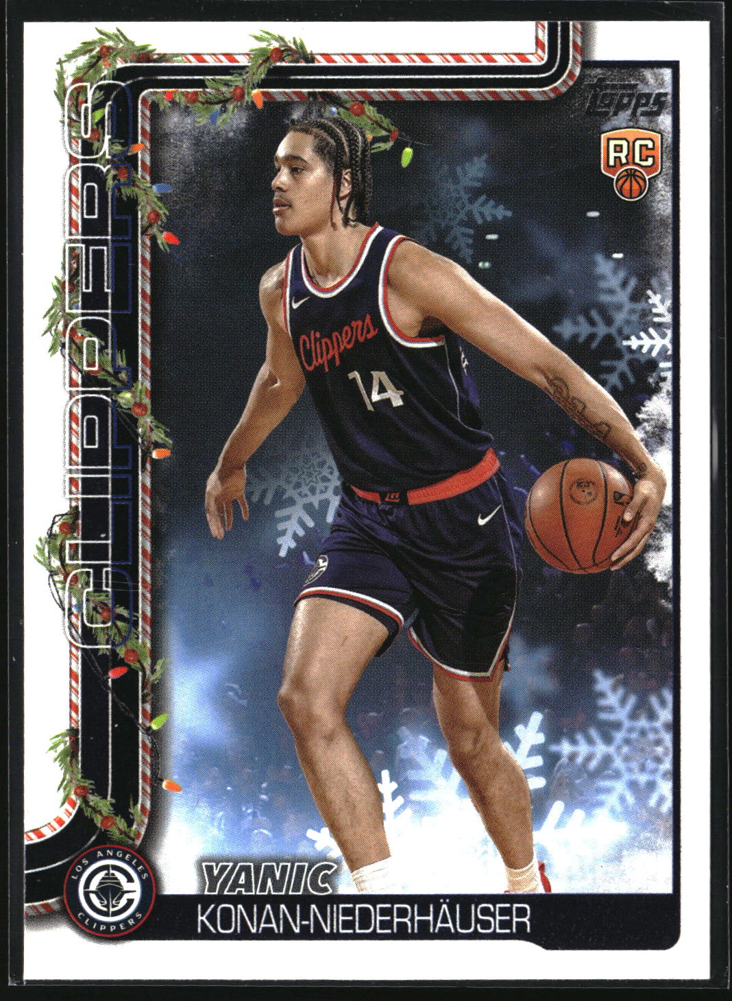 Yanic Konan Niederhauser 2025-26 Topps Holiday #H190