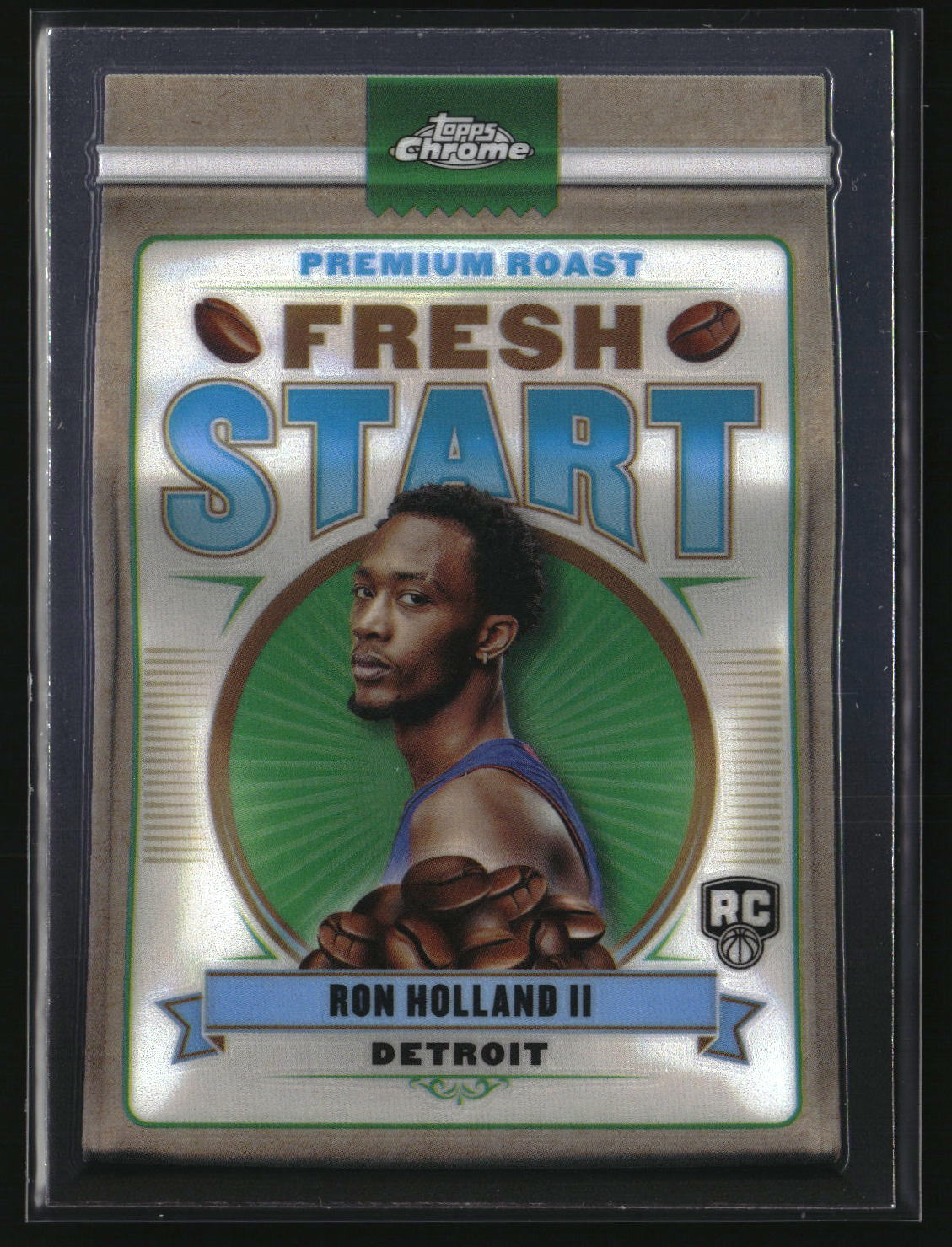 Ron Holland II 2024-25 Topps Chrome Fresh Start #FS-4
