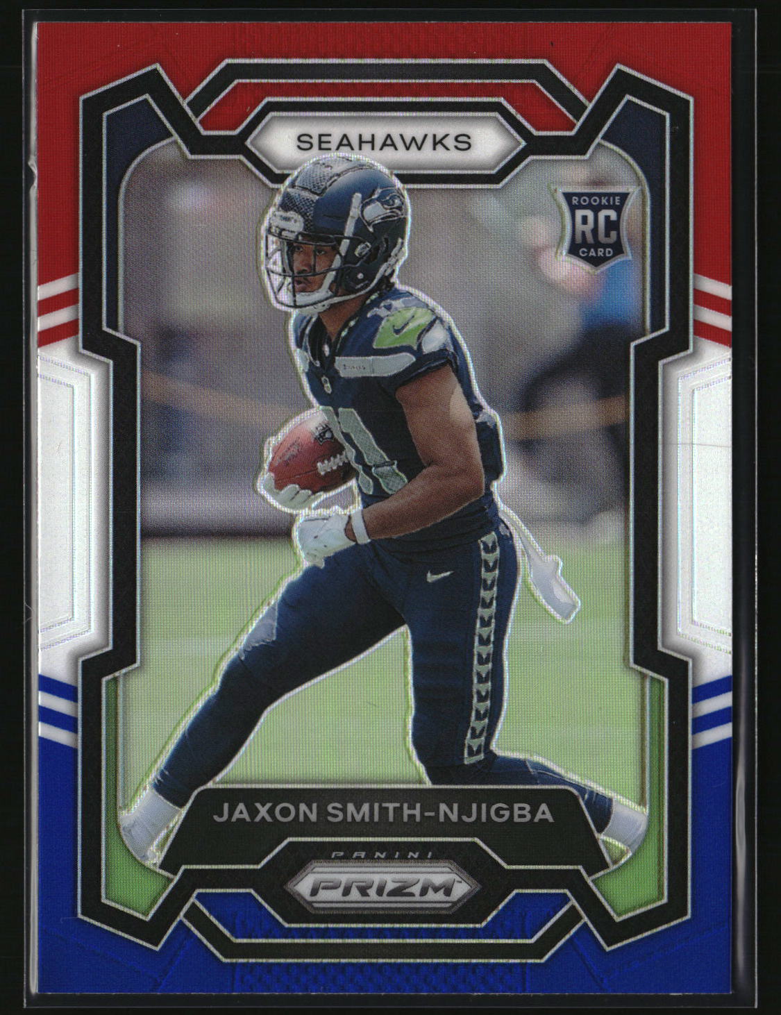 Jaxon Smith-Njigba 2023 Panini Prizm - Red White and Blue #390