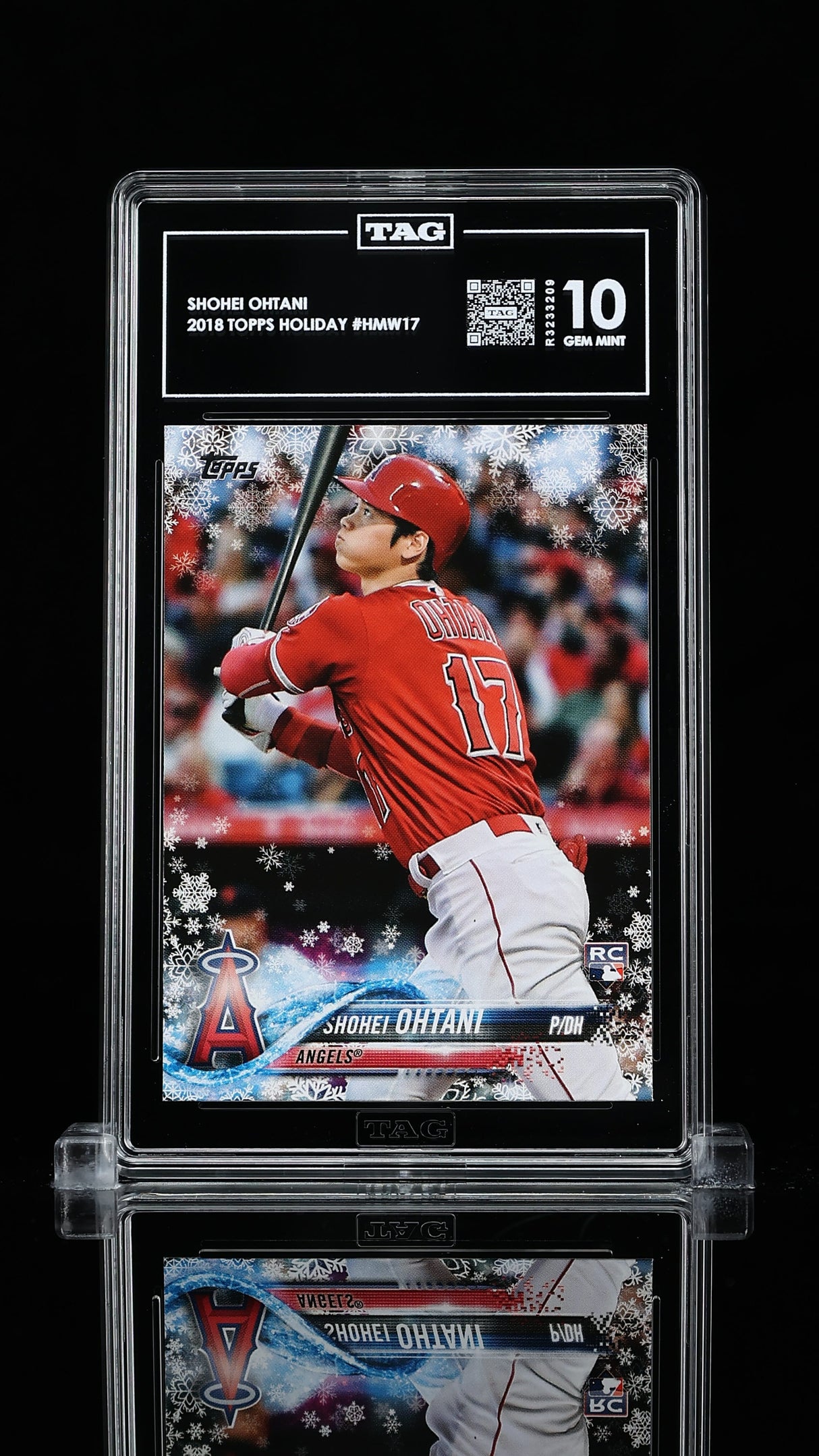 Shohei Ohtani 2018 Topps Holiday #HMW17 TAG 10