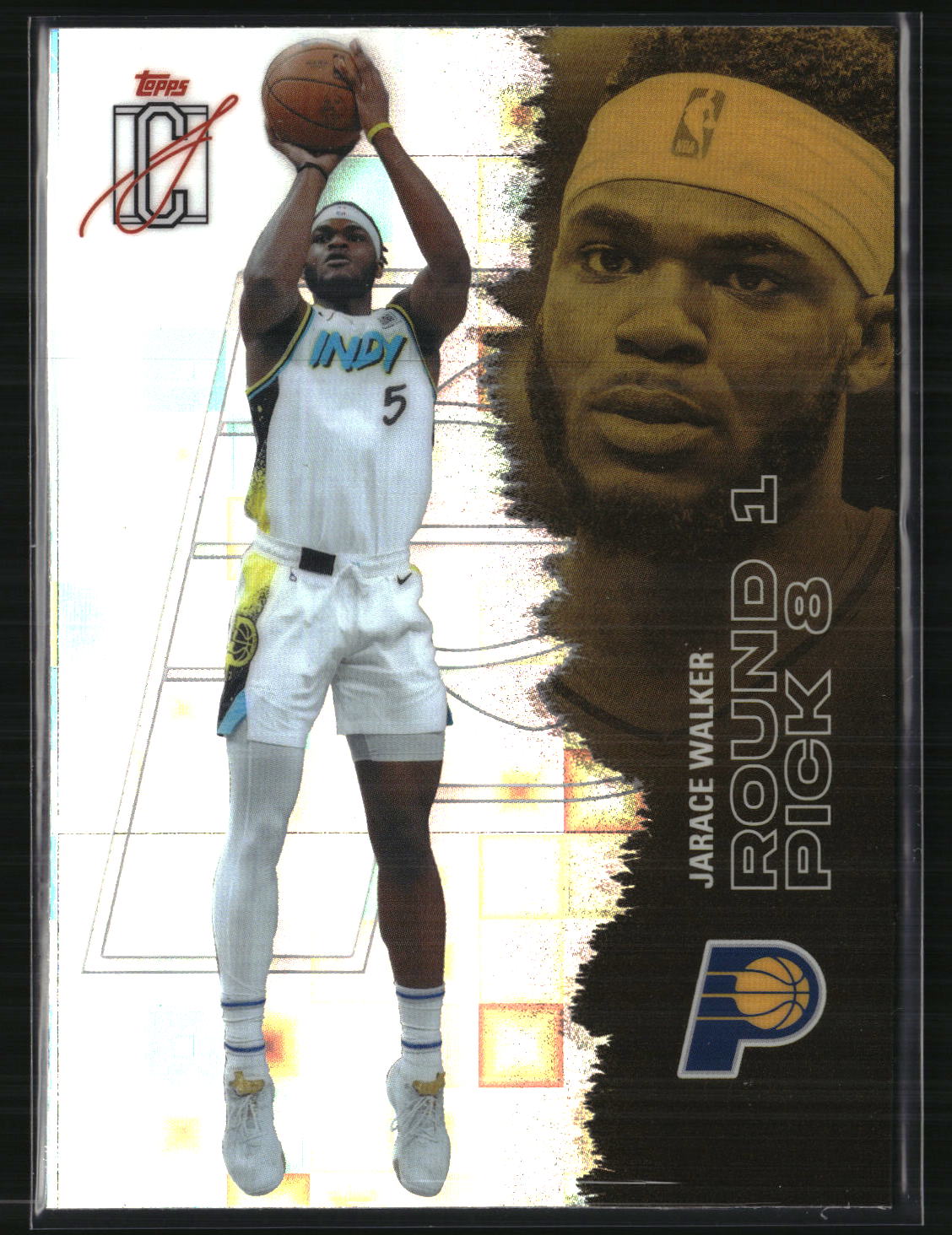 Jarace Walker 2025-26 Topps Signature Class Chrome Pandora Refractors #4