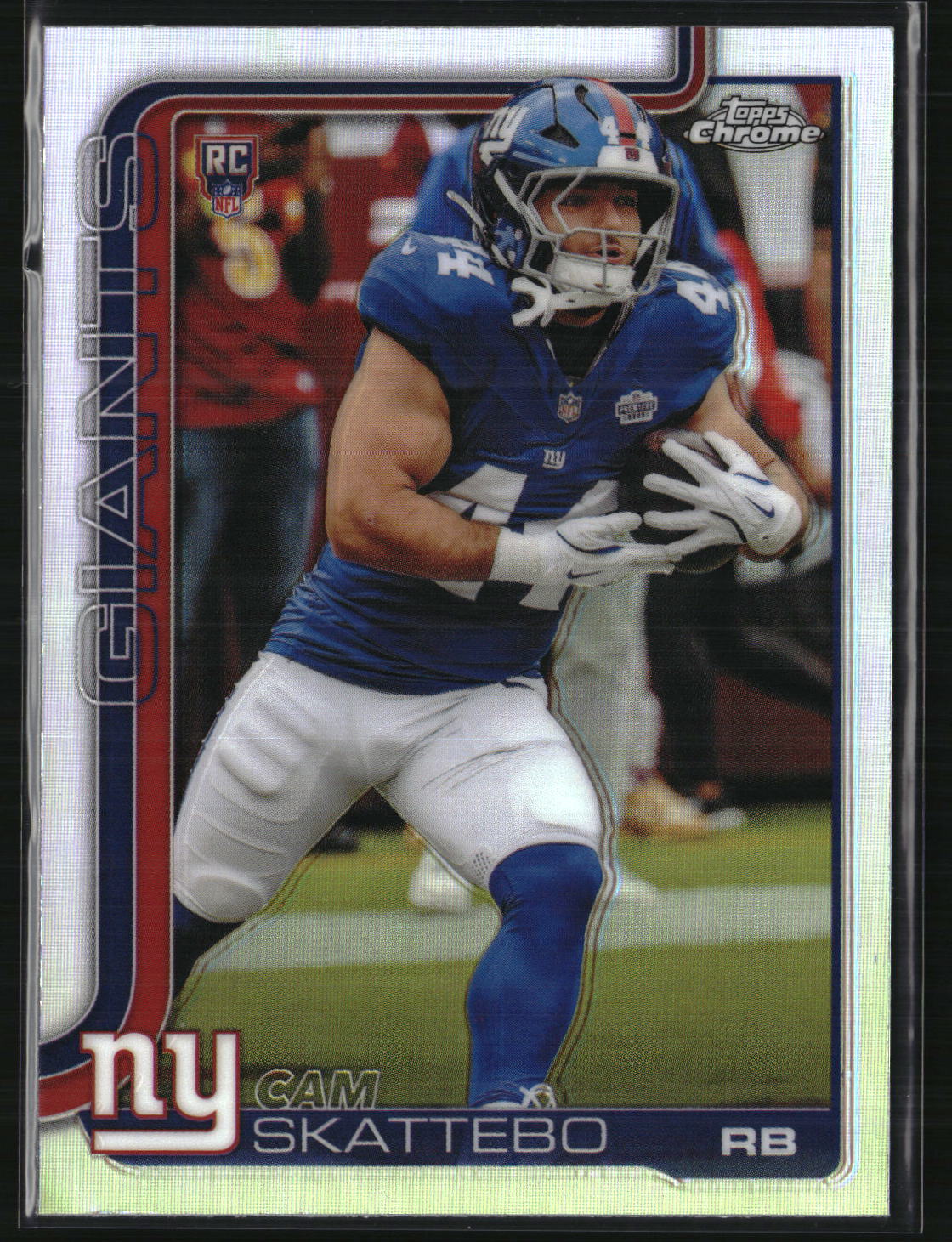 Cam Skattebo 2025 Topps Chrome Topps Refractor #331