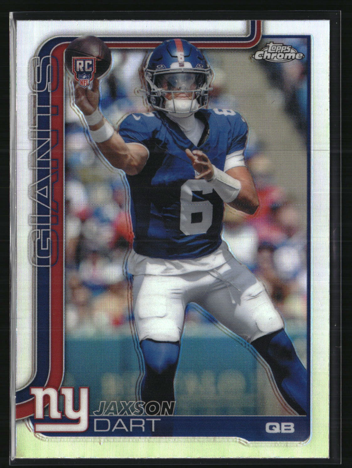 Jaxson Dart 2025 Topps Chrome Refractor #306
