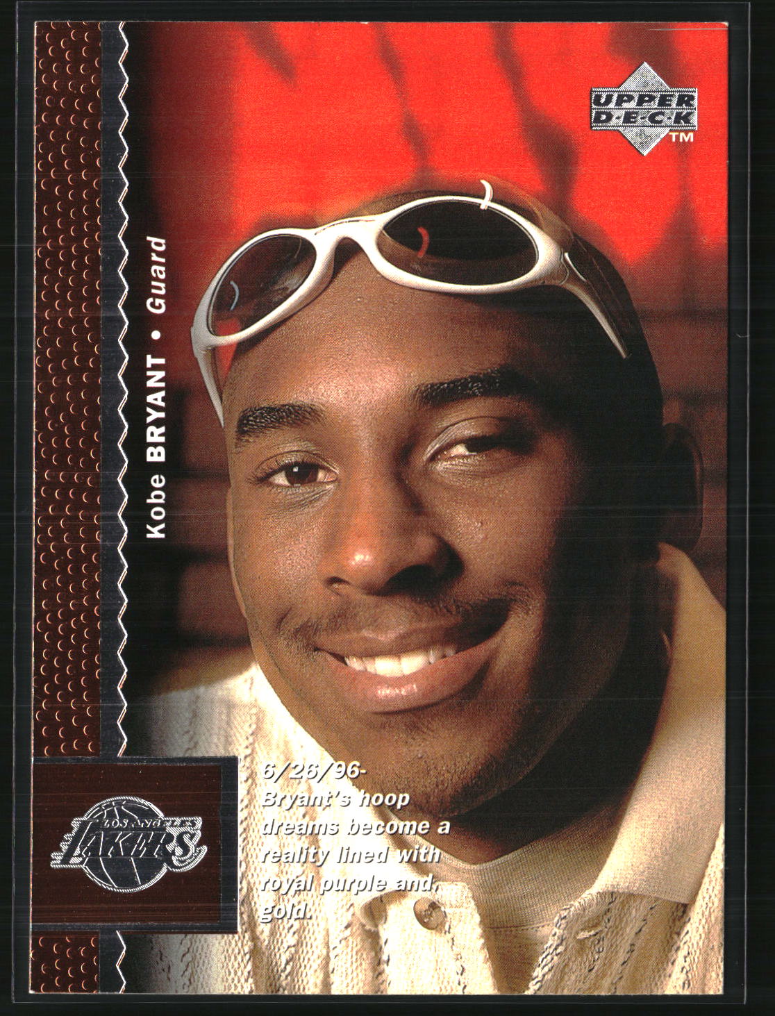 Kobe Bryant 1996-97 Upper Deck #58