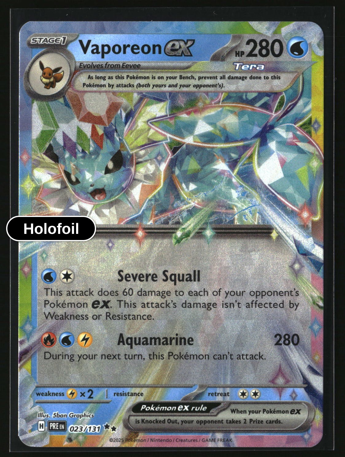 Vaporeon ex - 023/131