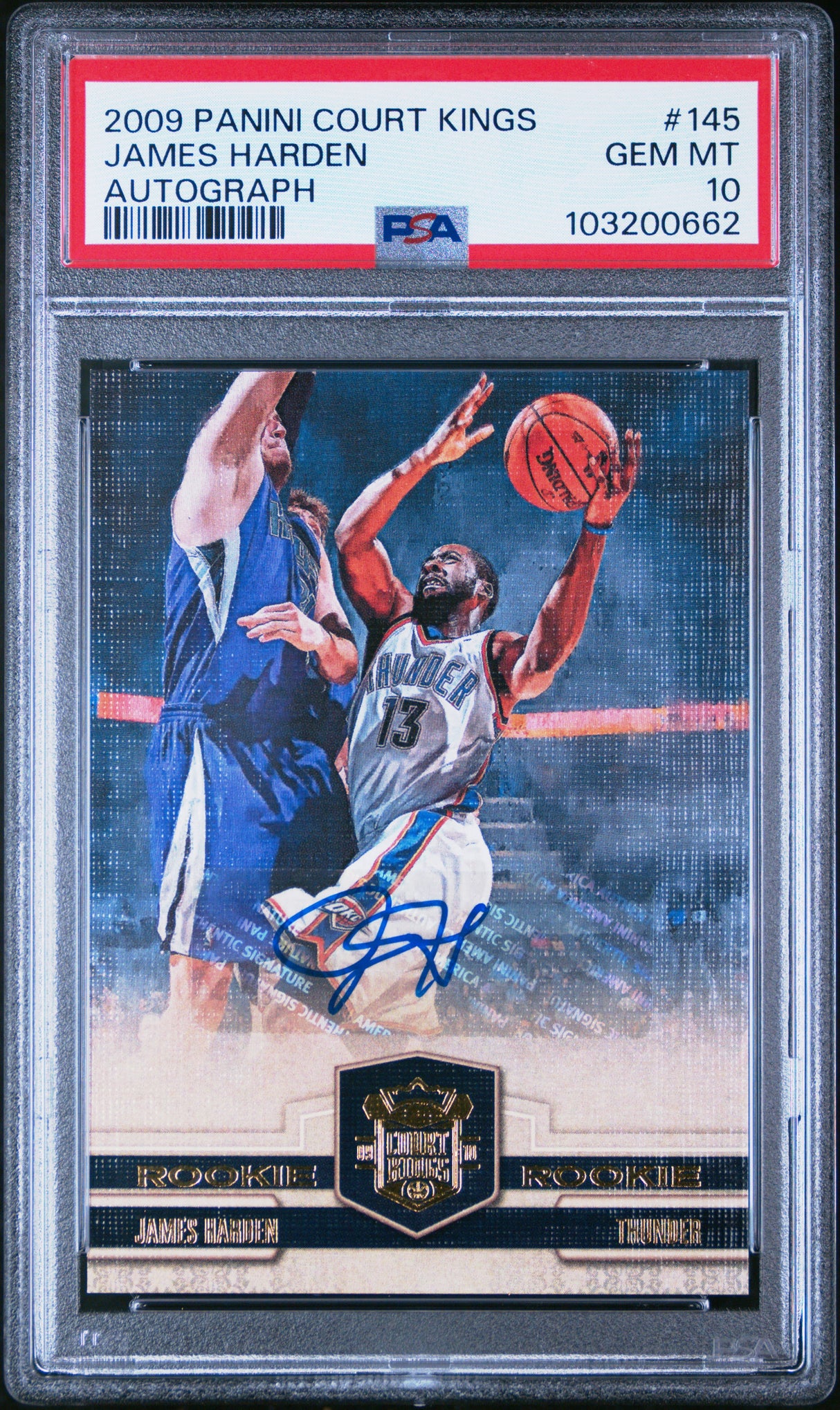 James Harden 2009-10 Panini Court Kings #145 #/649 PSA 10