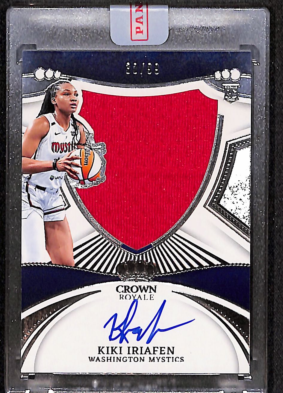 Kiki Iriafen 2025 WNBA Rookie Silhouettes /99 Mystery Redemption #RS-KI