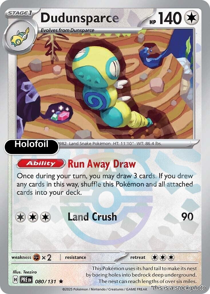 Dudunsparce (Master Ball Pattern)
