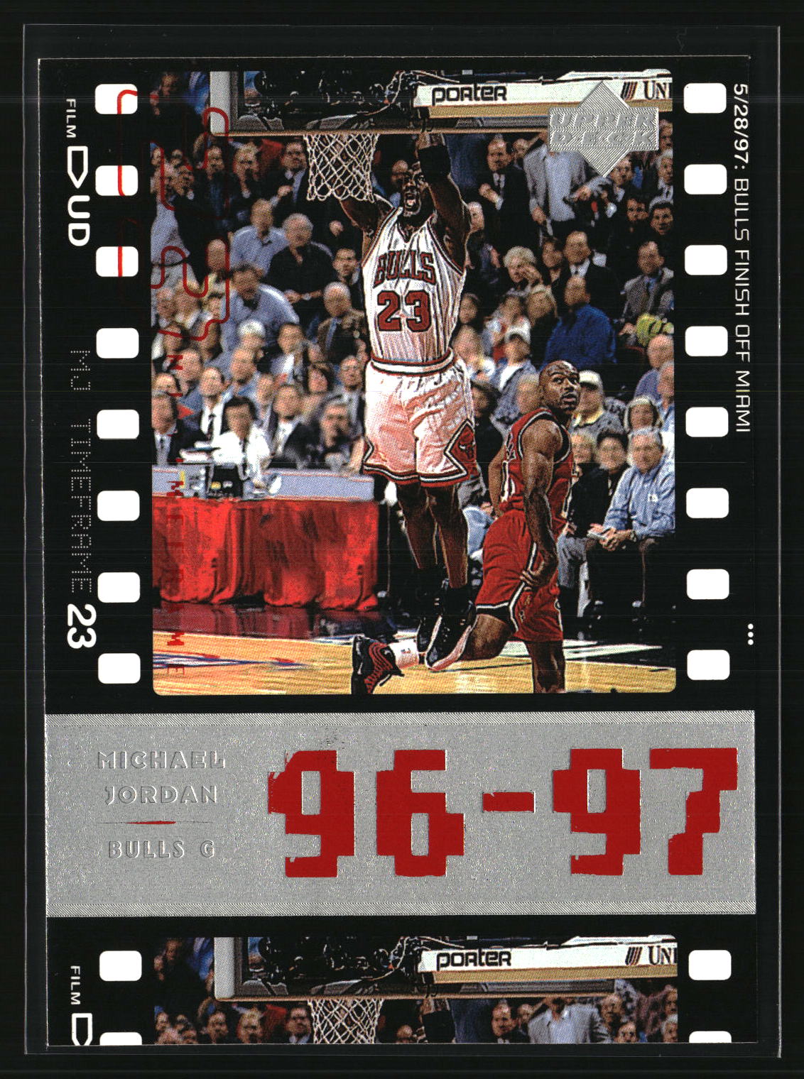 Michael Jordan 1998 Upper Deck Michael Jordan Living Legend #109