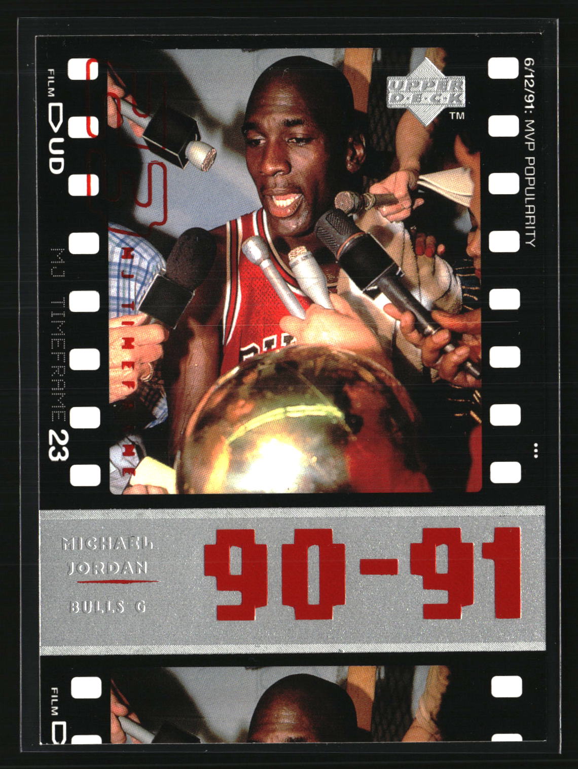 Michael Jordan 1998 Upper Deck Michael Jordan Living Legend #50