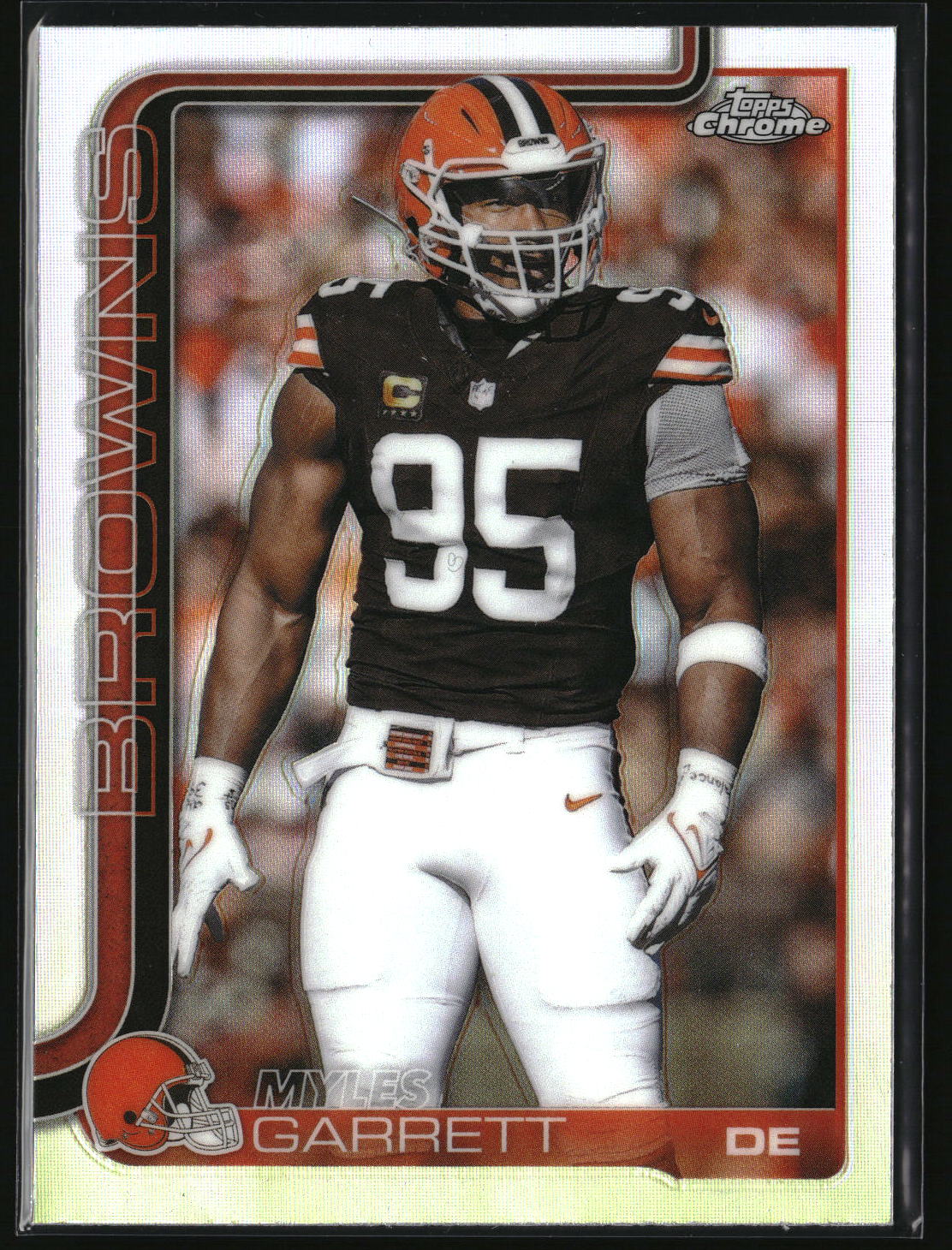 Myles Garrett 2025 Topps Chrome Refractor #70