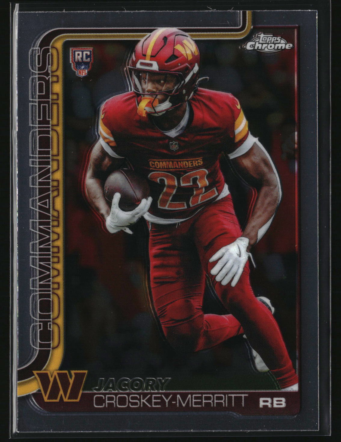 Jacory Croskey-Merritt 2025 Topps Chrome #387