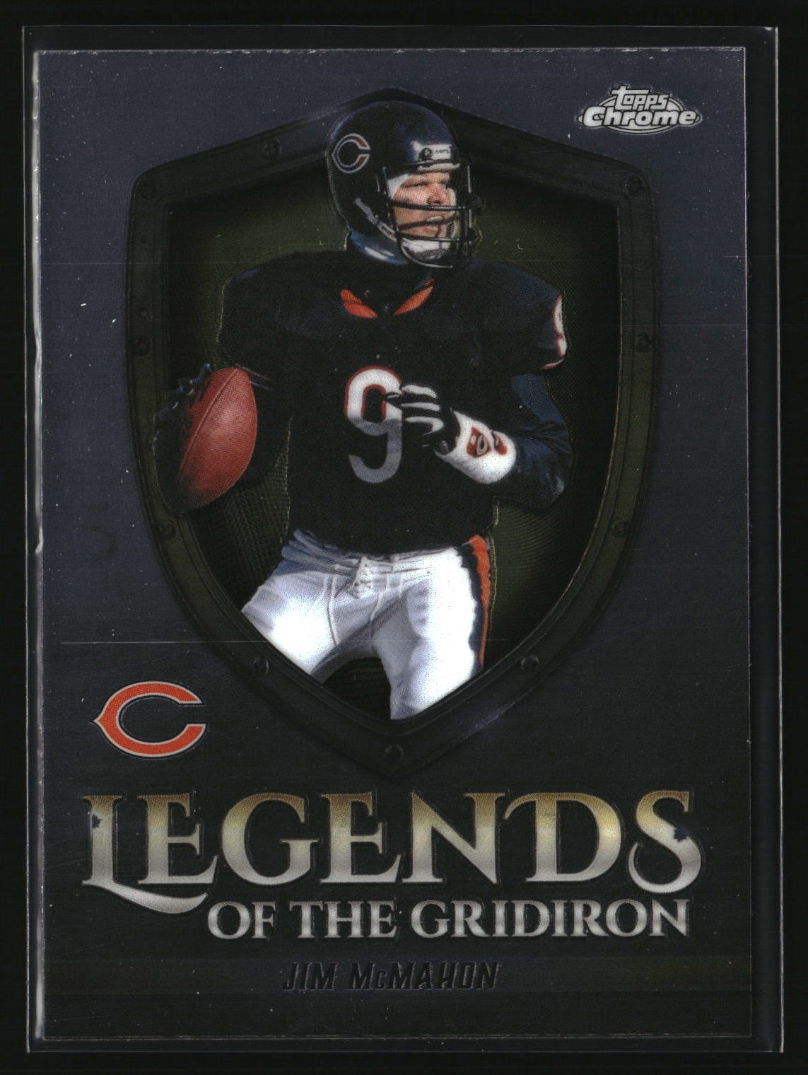 Jim McMahon 2025 Topps Chrome Legends of the Gridiron #LOG-5