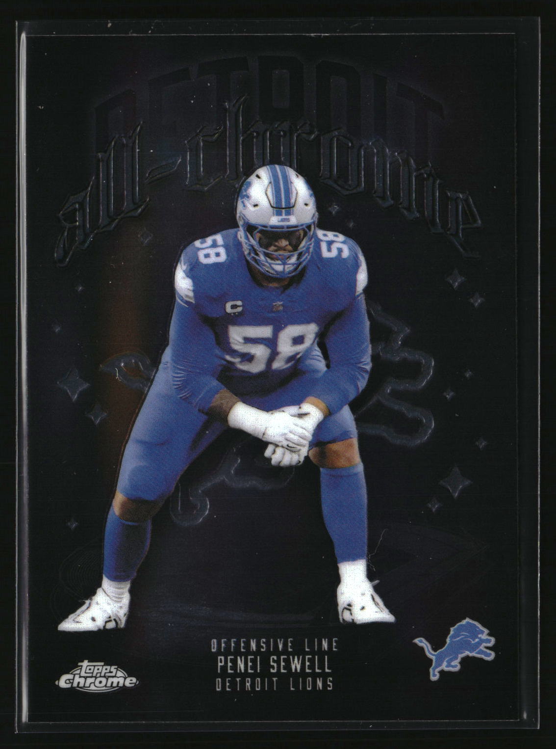 Penei Sewell 2025 Topps Chrome All Chrome Team #ACT-13