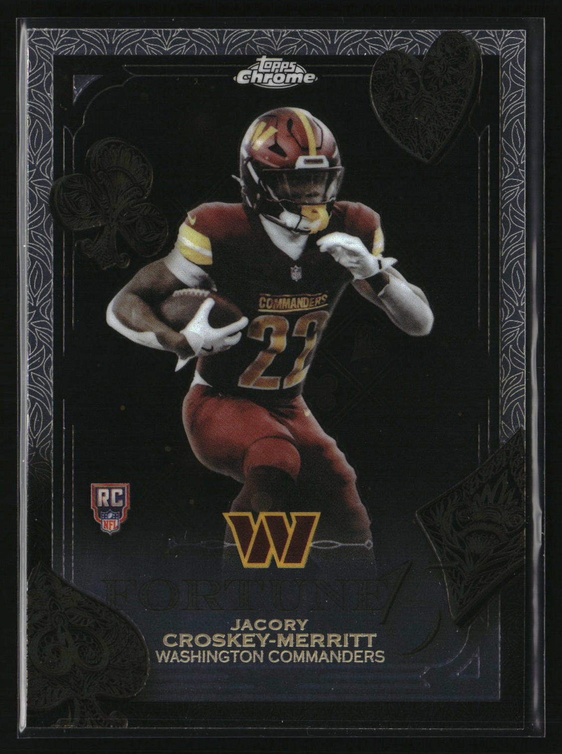 Jacory Croskey-Merritt 2025 Topps Chrome Fortune 15 #F15-29