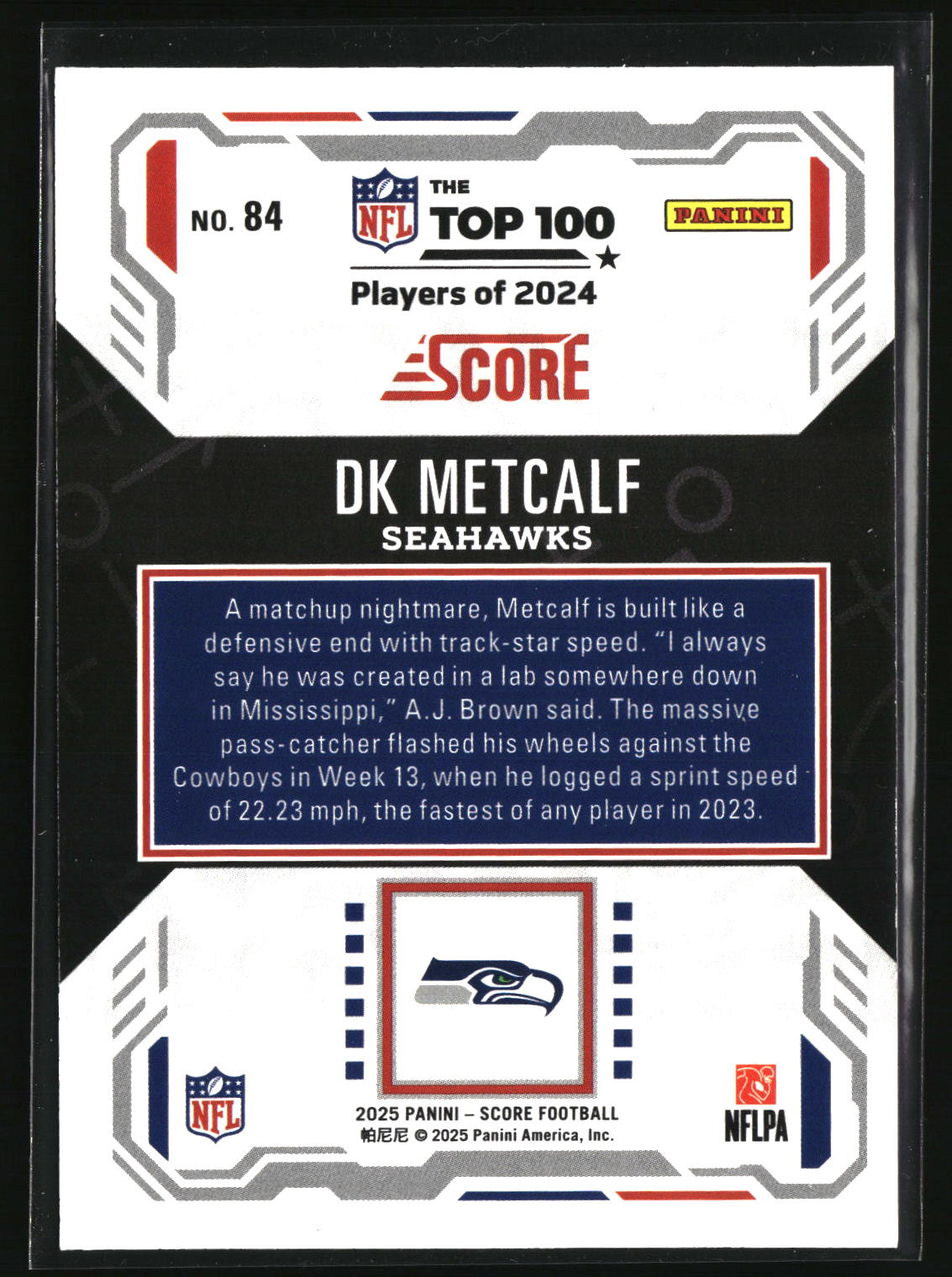 DK Metcalf 2025 Score Top 100 #84