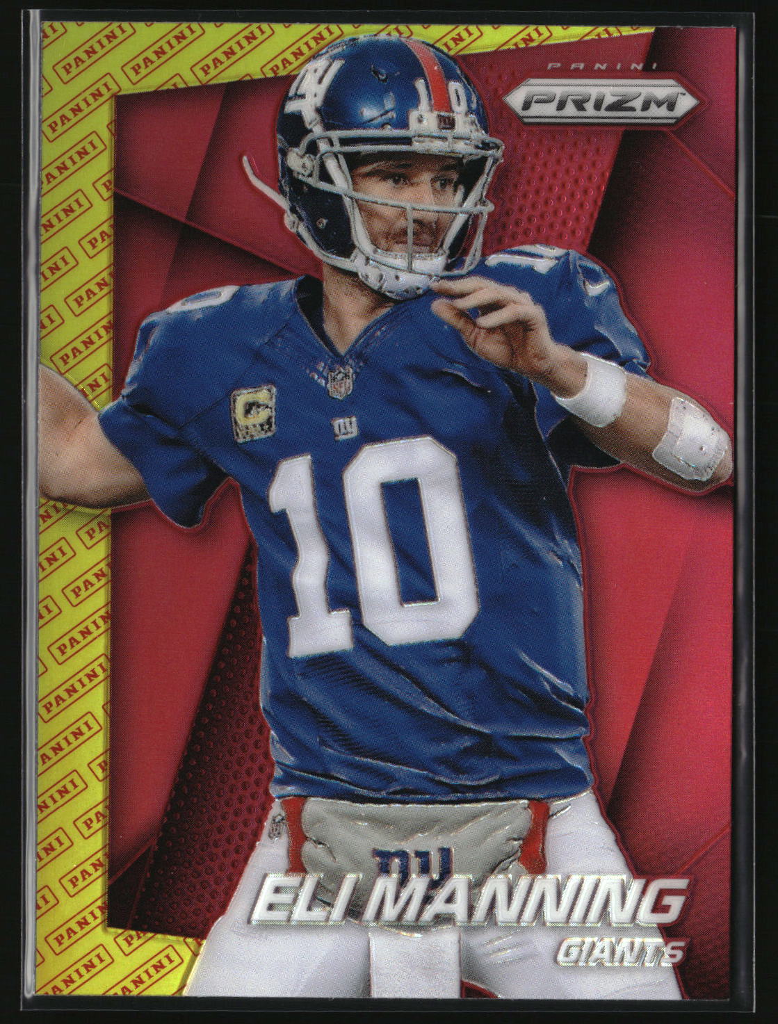 Eli Manning 2014 Panini Prizm Panini Logo Prizm #23