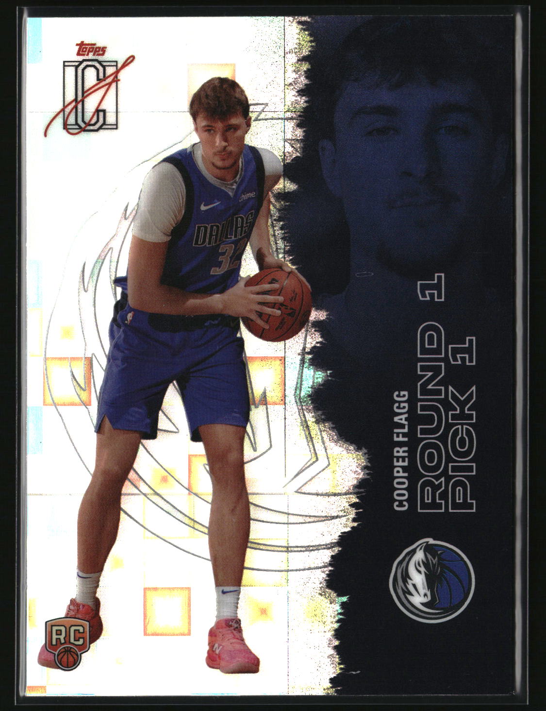 Cooper Flagg 2025-26 Topps Signature Class Chrome Pandora Refractors #101