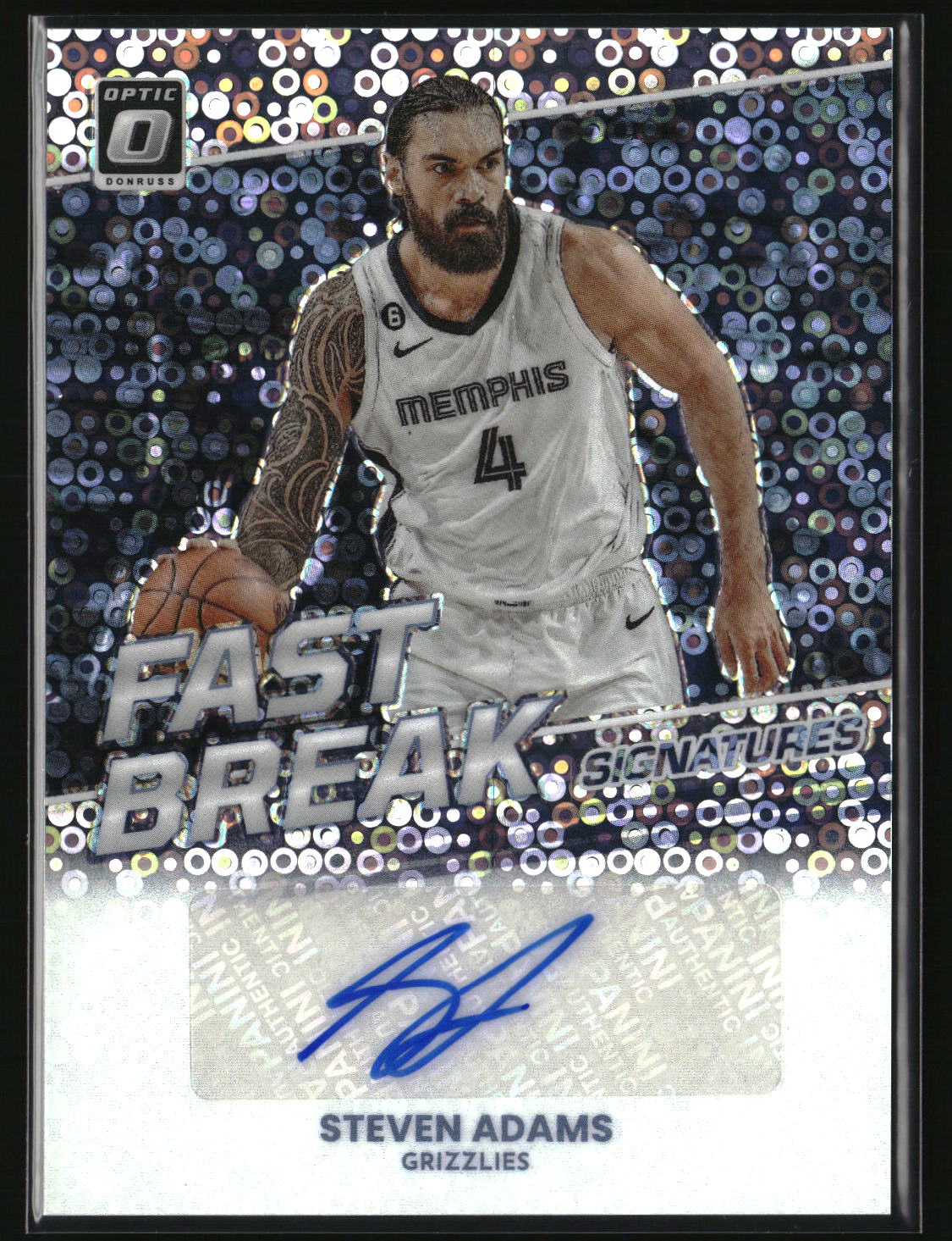 Steven Adams 2022-23 Donruss Optic Fast Break Signatures #FBS-SVA