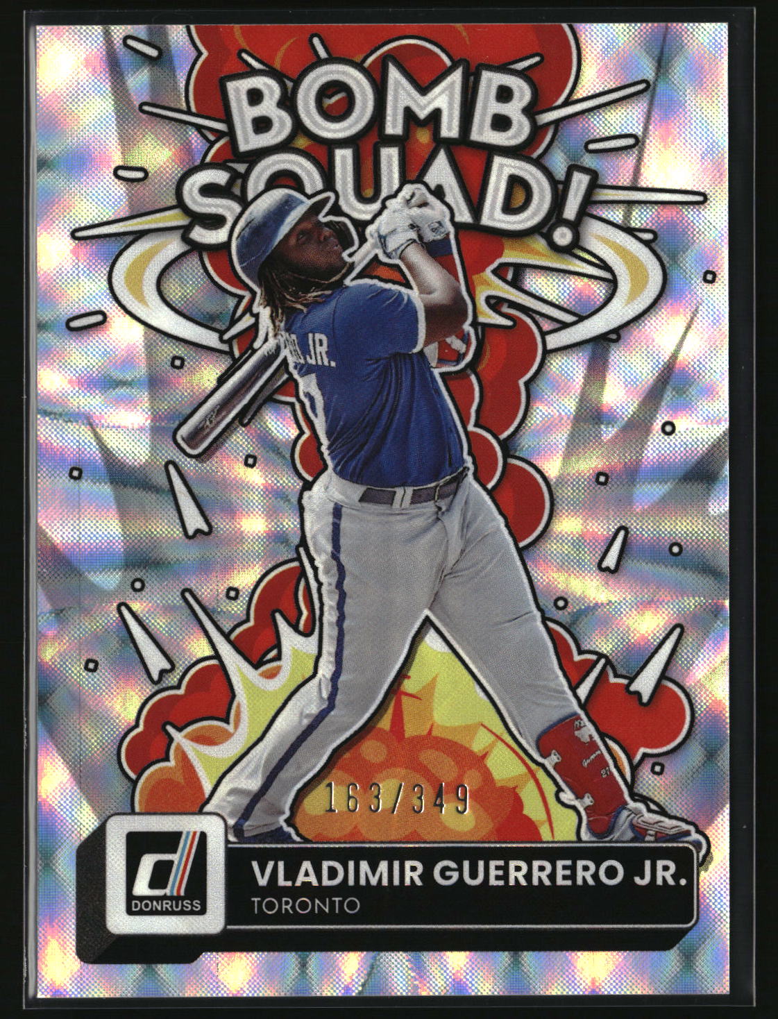 Vladimir Guerrero Jr. 2022 Donruss Bomb Squad Silver #BS-2 #/349