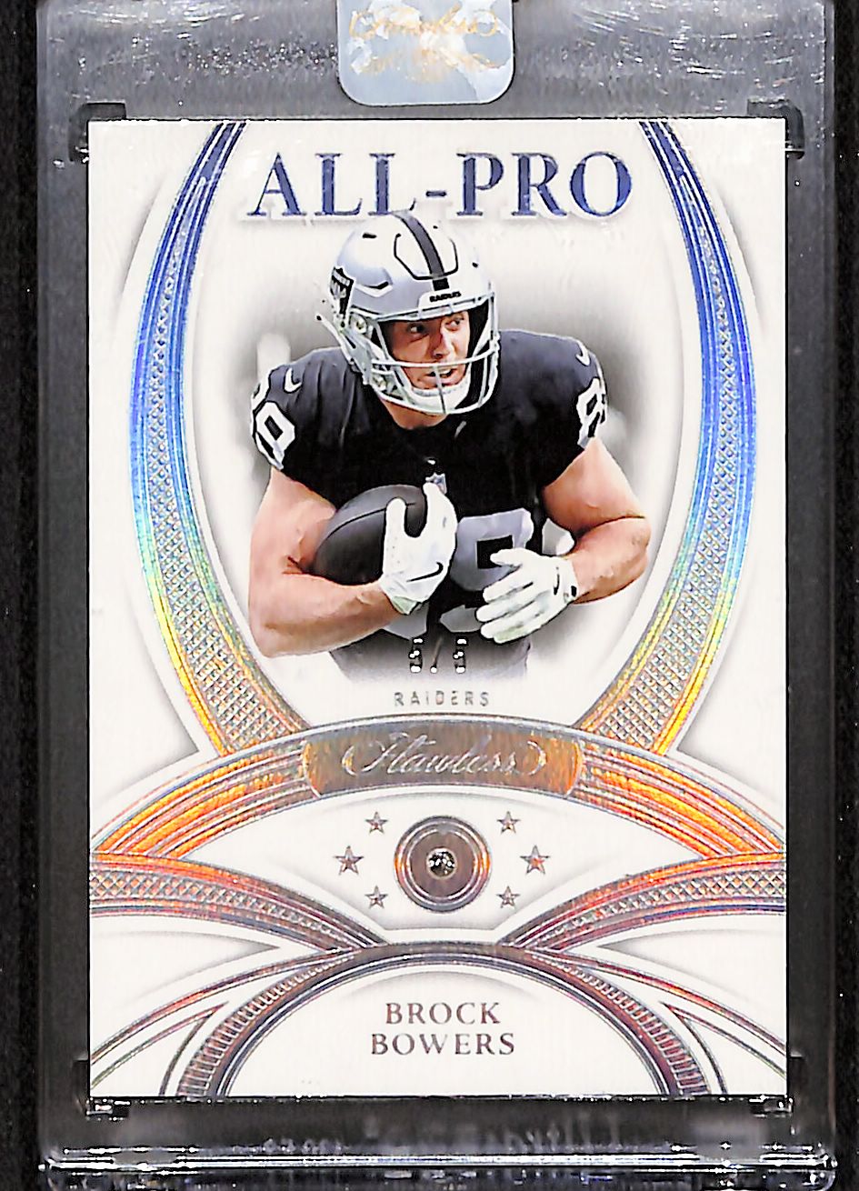 Brock Bowers 2025 Panini Flawless All-Pro Gem Diamond #3 #/5